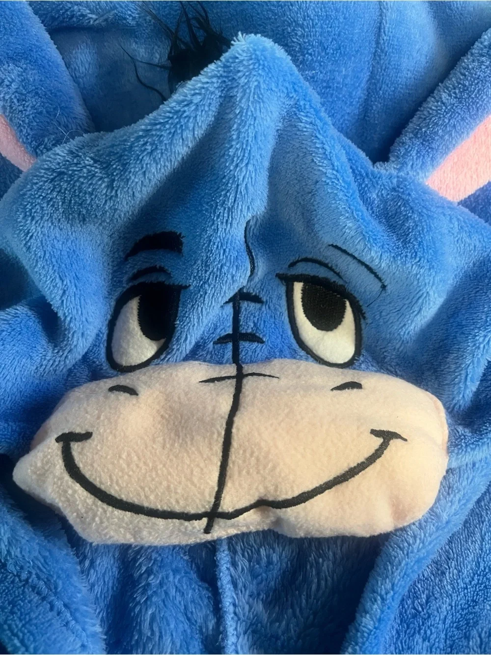 Disney Eeyore Adult Onsie size Large Winnie the Pooh Halloween Pajamas Lounge - Picture 10 of 13